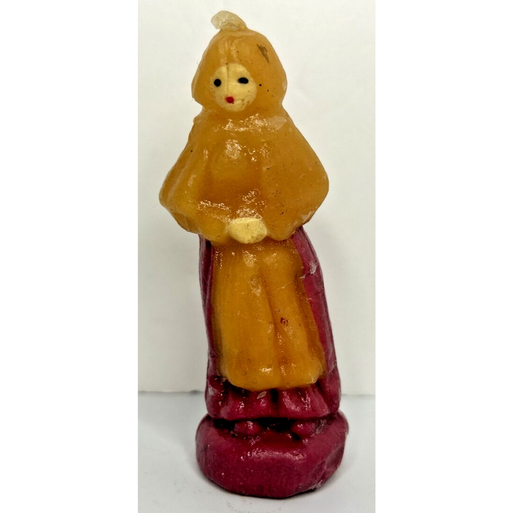 Vintage‎ Gurley Christmas Caroler Holiday Candle 4" SKU H305